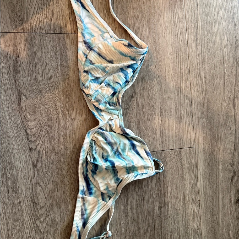 Source Unknown Blue and White Bikini